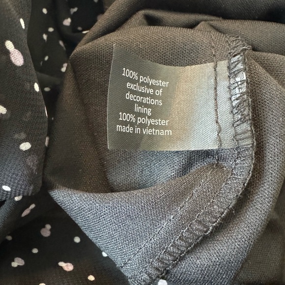 Lane Bryant plus size Flutter Sleeve Dress. Black. Size 26/28. High low - Picture 6 of 7